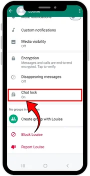 chat lock feature